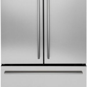 Refrigerador de puerta francesa con profundidad de mostrador